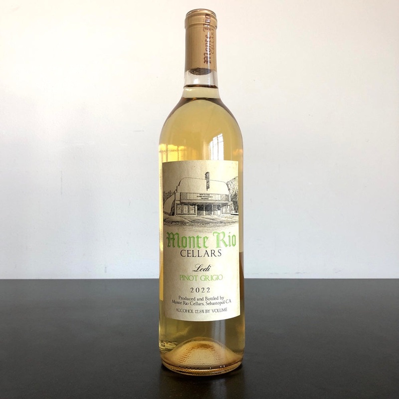 2022 Monte Rio Cellars Pinot Grigio, Lodi, USA