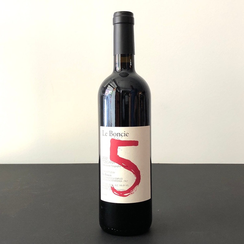 2022 Podere Le Boncie Toscana Rosso 'Cinque', Tuscany, Italy