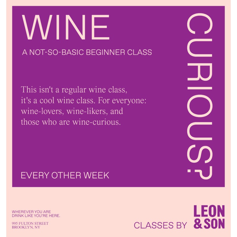 Wine Curious Workshop