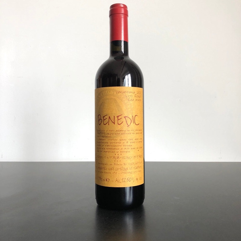 2021 Monastero Trappiste di Vitorchiano Benedic Rosso Lazio, Italy