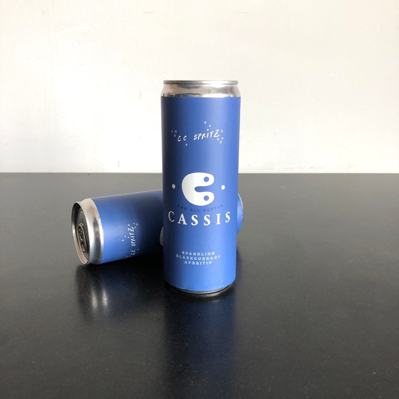 C. Cassis Blackcurrant Spritz, New York, USA 12oz Can