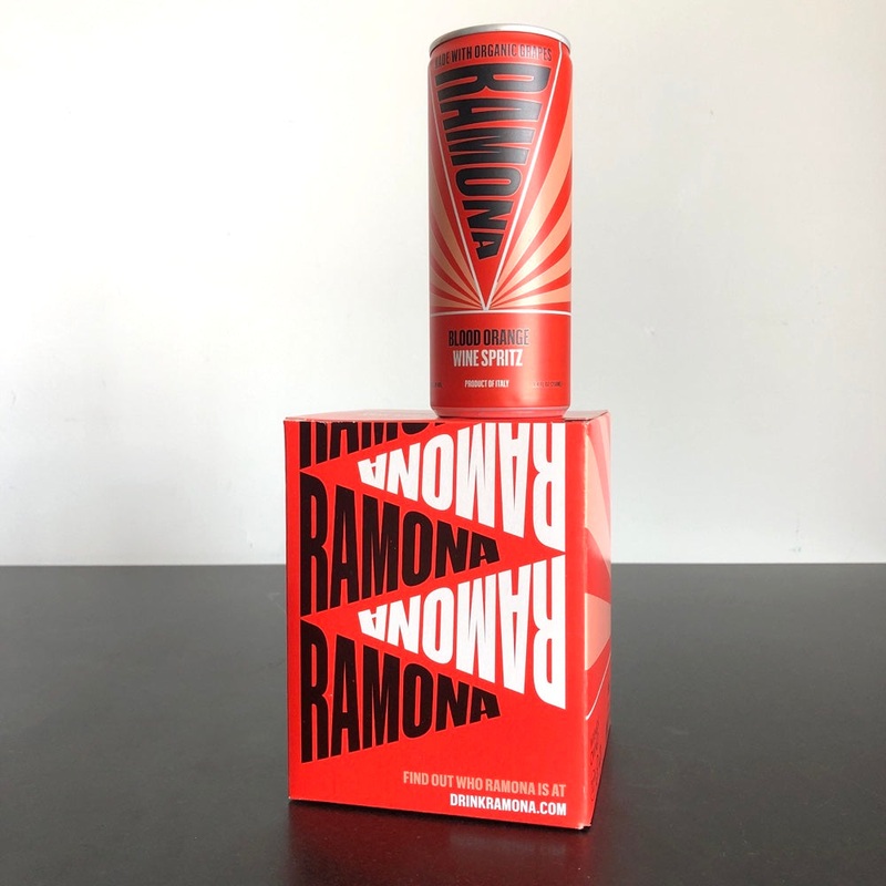 Ramona Blood Orange Wine Spritz 250ml Can, Italy