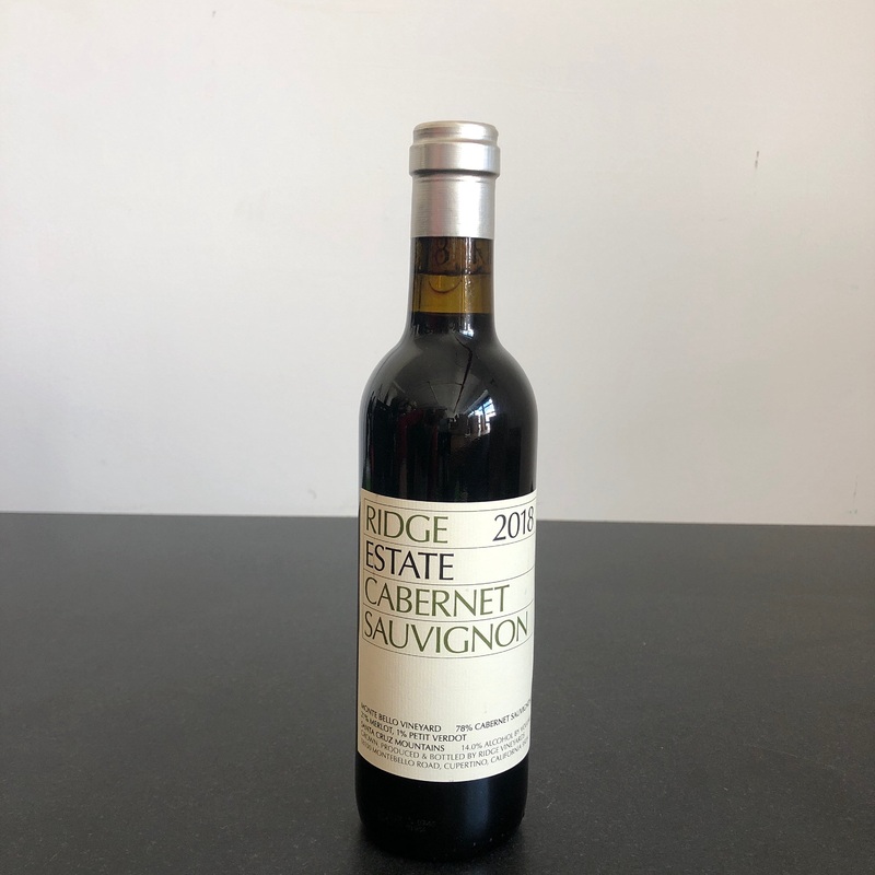 2018 Ridge Vineyards Estate Cabernet Sauvignon 375ML, Santa Cruz Mountains, USA