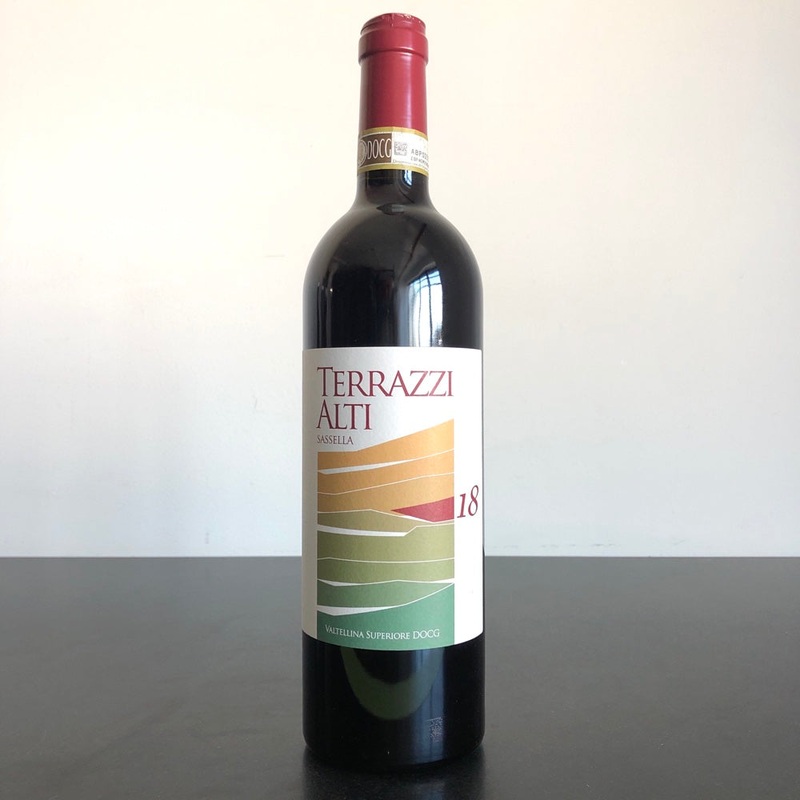 2018 Terrazzi Alti Sassella Valtellina Superiore DOCG Lombardy, Italy