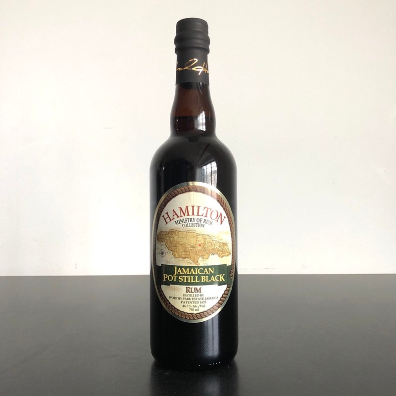 Ministry of Rum Collection Hamilton Jamaican Pot Still Black Rum, Jamaica