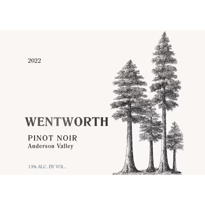 Wentworth Anderson Valley Pinot Noir 2022 750 ML