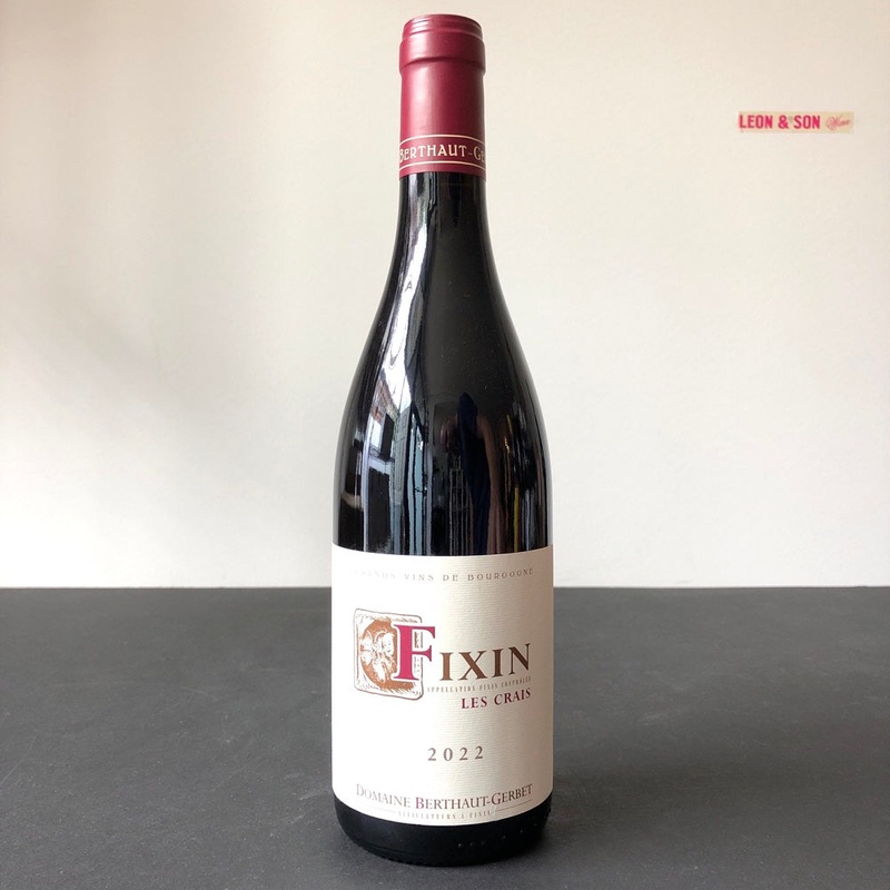 2022 Domaine Berthaut-Gerbet, Fixin Les Crais, Cote de Nuits, France