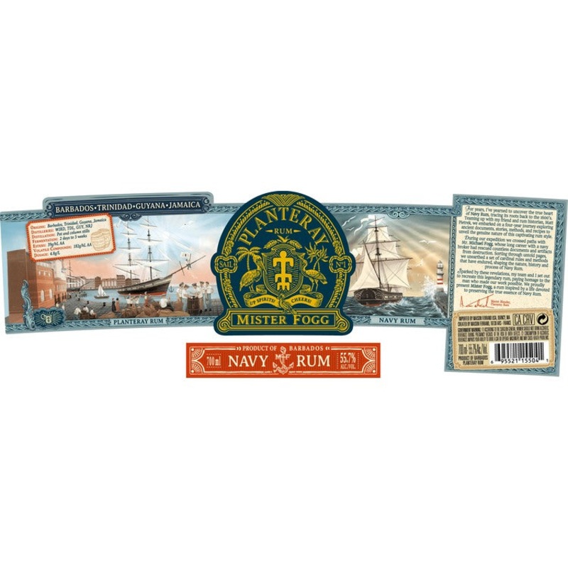 PLANTERAY RUM MISTER FOGG NAV111.4
