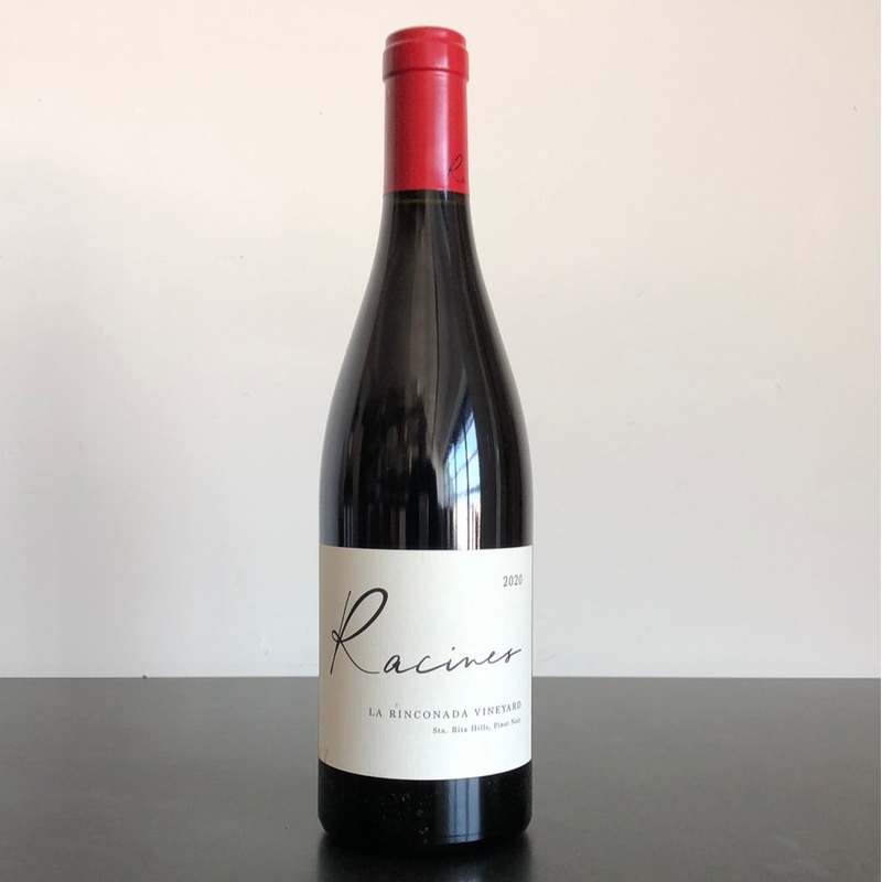 2020 Racines La Rinconada Vineyard Pinot Noir, Sta. Rita Hills, USA
