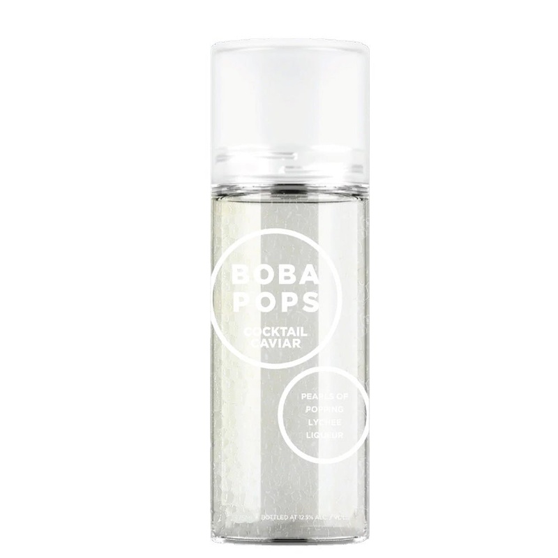 Cocktail Caviar Boba Pops Popping Lychee Liqueur Pearls 375ml