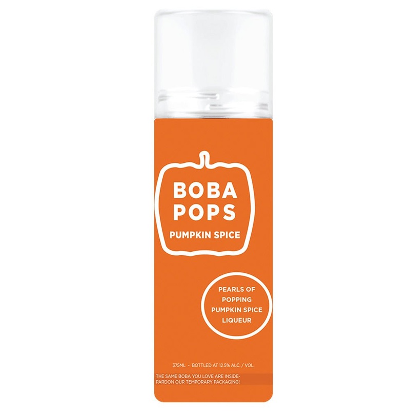 Cocktail Caviar Boba Pops Popping Pumpkin Spice Liqueur Pearls 375ml