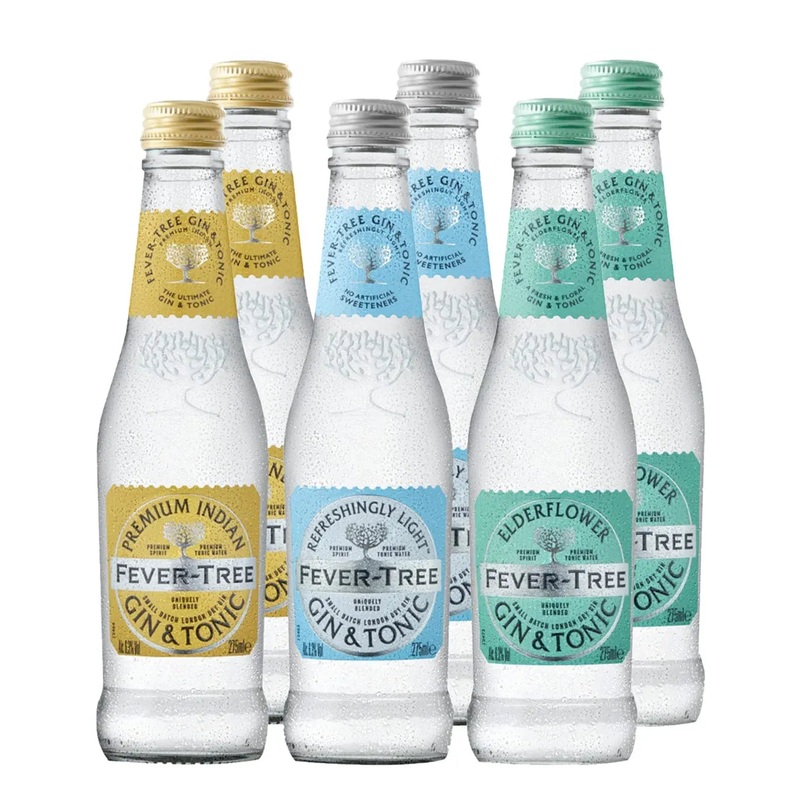 Fever-Tree Gin & Tonic Trio, 6 x 275 ml