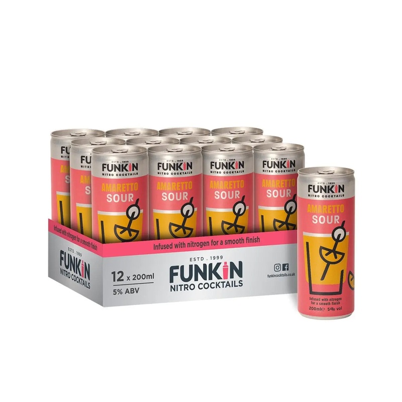 Funkin Nitro Amaretto Sour Can Multipack, 12 x 200 ml