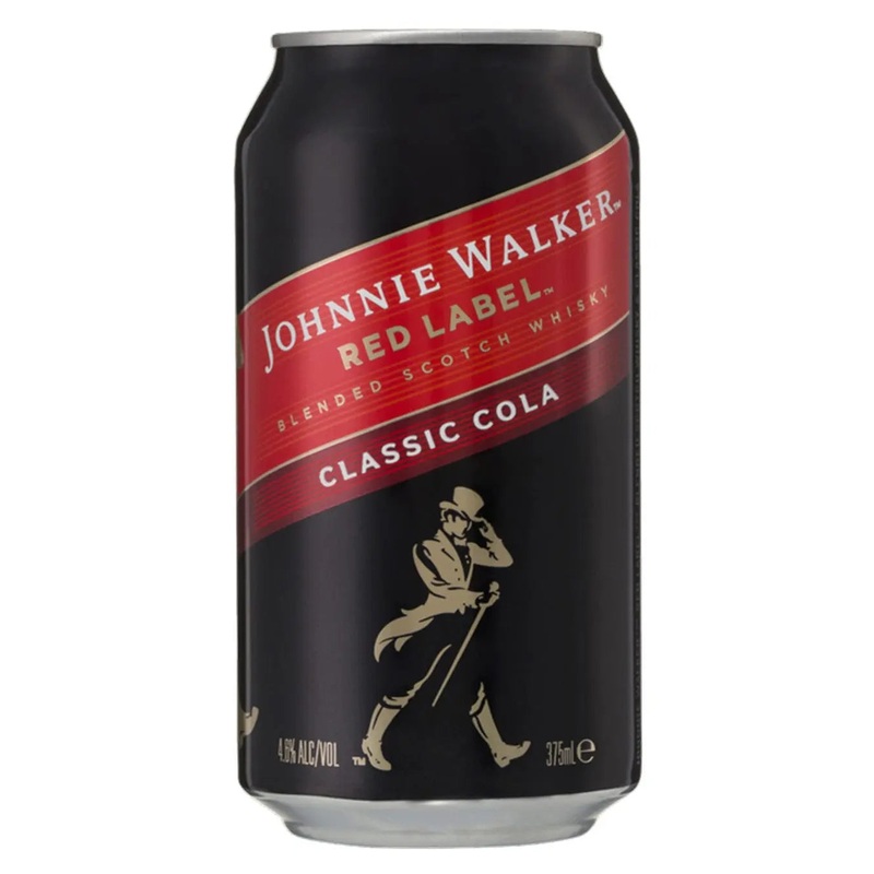 Johnnie Walker Red Label And Cola Premixed, 330 ml