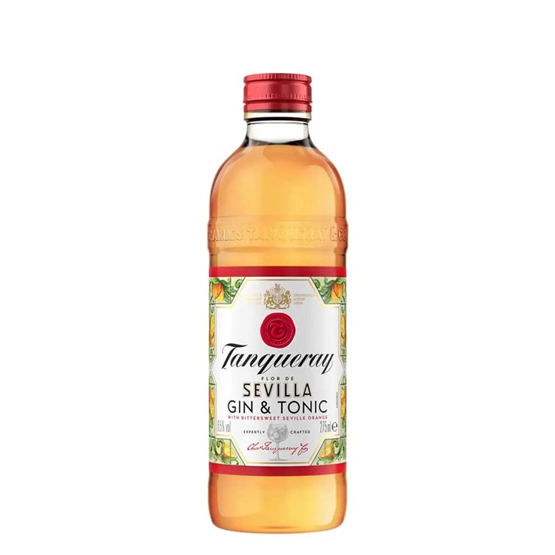 Tanqueray Flor De Sevilla Gin & Tonic Premixed Cocktail, 275 ml