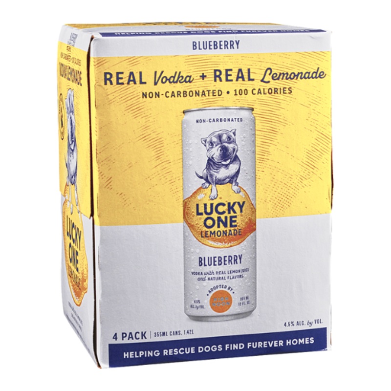 Lucky One Blueberry Hard Lemonade 4Pk 12oz