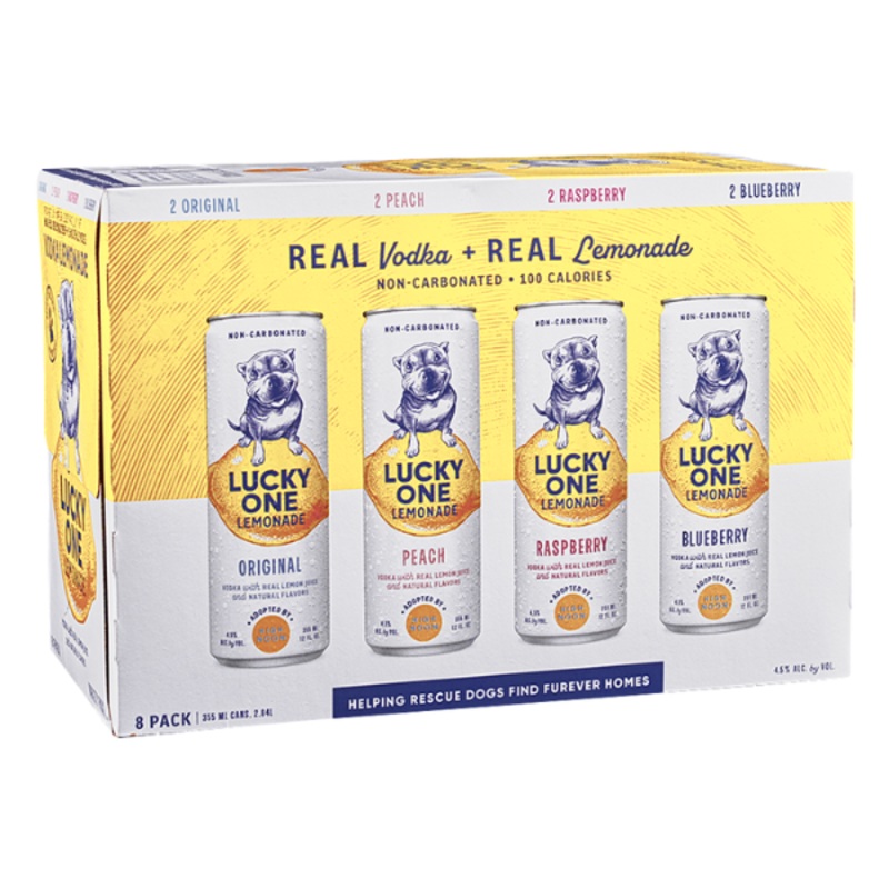 Lucky One Hard Lemonade Variety 8pk 12oz
