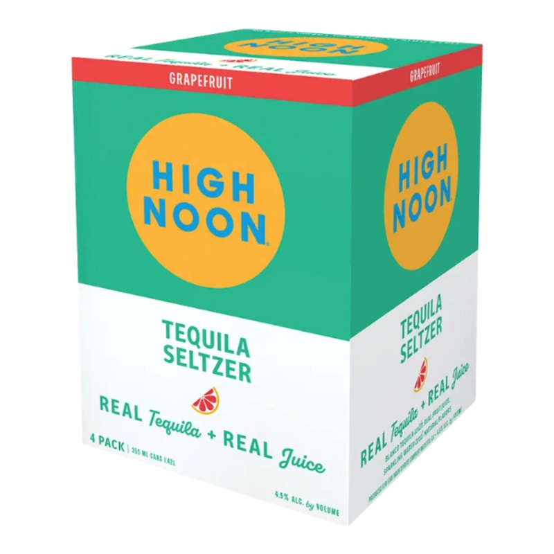 High Noon Tequila Grapefruit Seltzer 4Pk 12oz