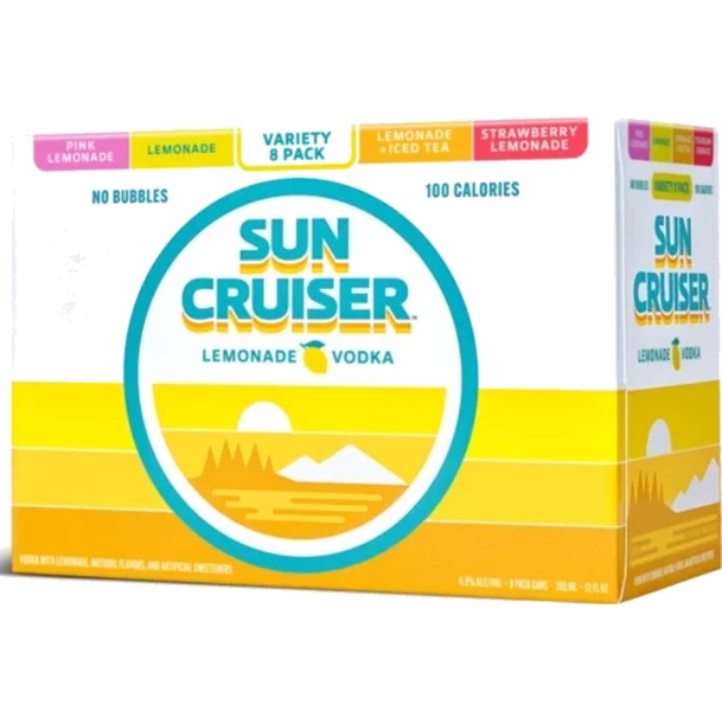 Sun Cruiser Lemonade Variety 8pk 12oz