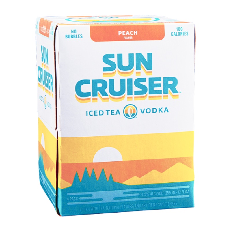 Sun Cruiser Peach Iced Tea 4pk 12oz