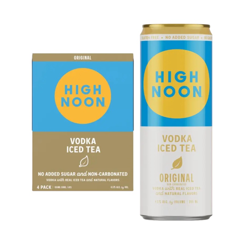 High Noon Iced Tea Original 4Pk 12oz