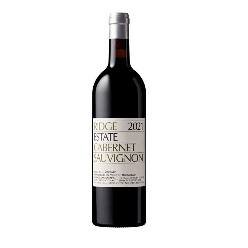 Ridge Estate Cabernet Sauvignon Santa Cruz 2021 750ml