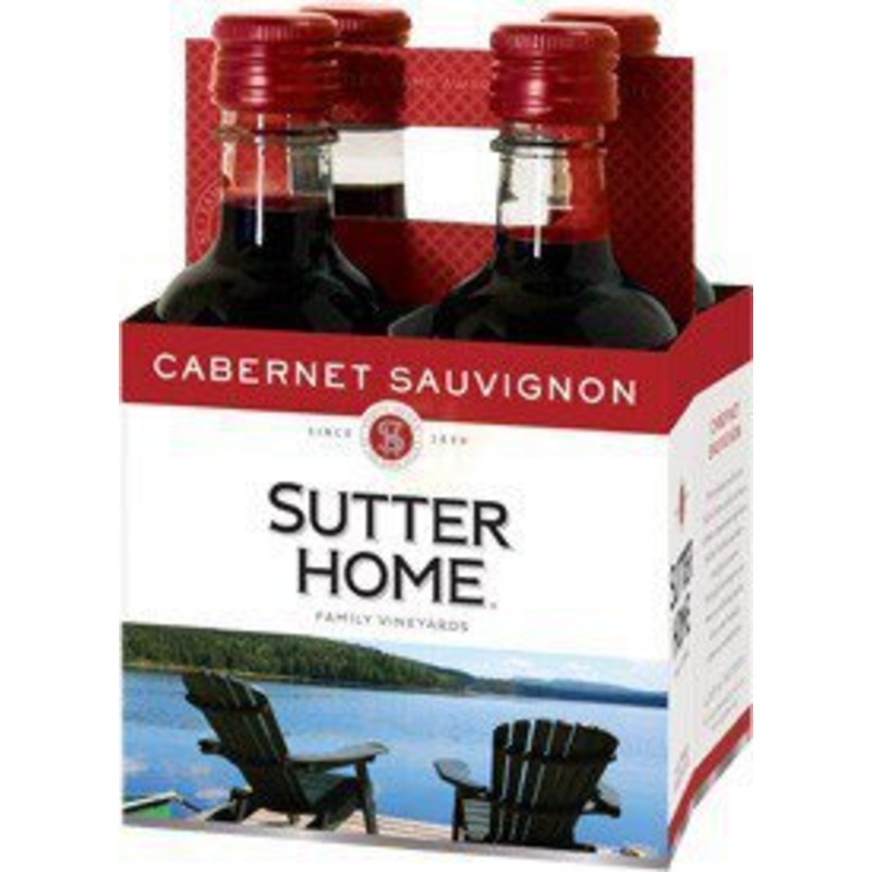 Sutter Home Cabernet Sauvignon 4pk 187ml