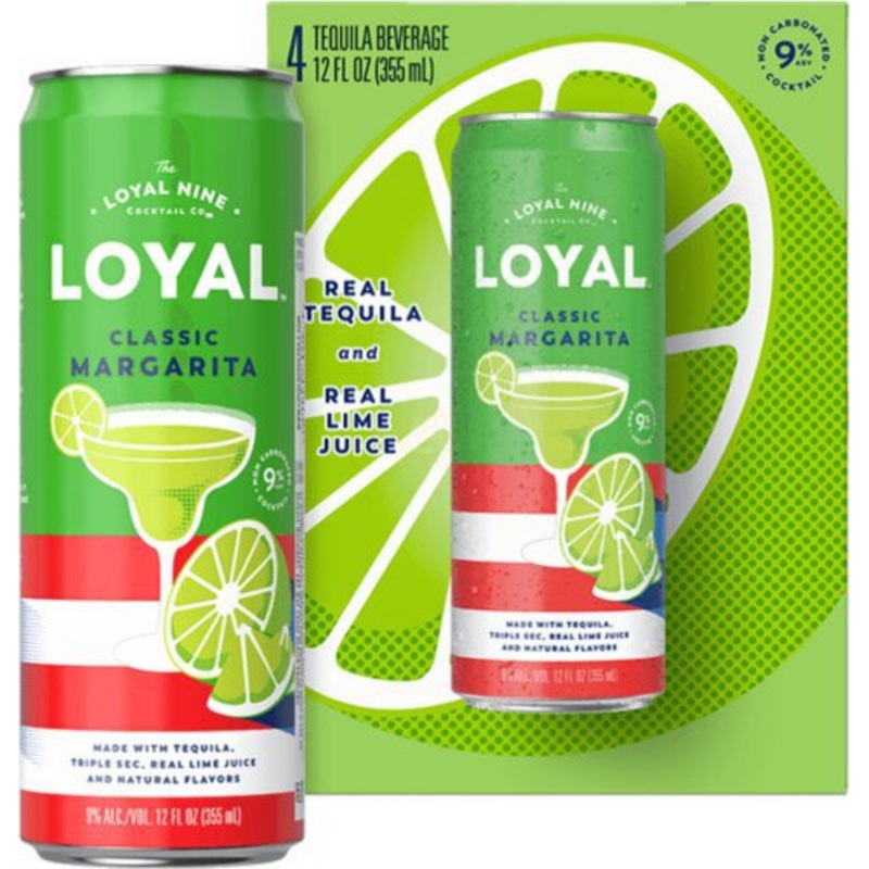 Loyal 9 Margarita 4pk Can 355 ml