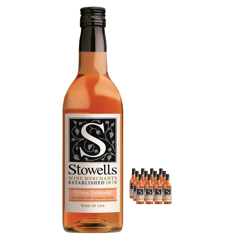 Stowells White Zinfandel Rose Wine Multipack, 12 x 187 ml