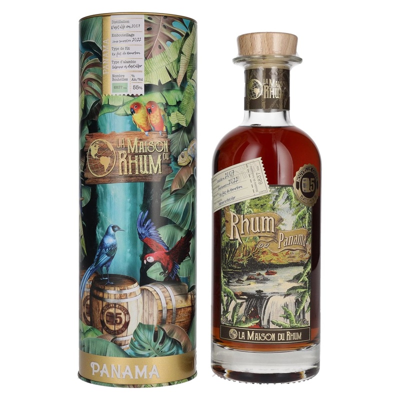 La Maison du Rhum PANAMA 2007/2022 Batch N 5 55% Vol. 0,7l in Tinbox