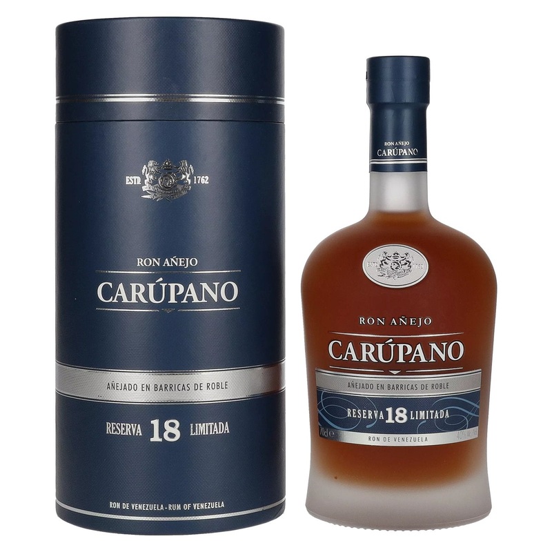 Ron Anejo Carupano Reserva 18 Limitada 40% Vol. 0,7l in Giftbox