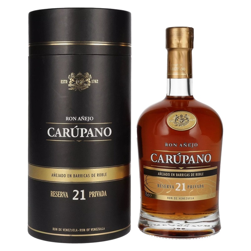 Ron Anejo Carupano Reserva 21 Privada 40% Vol. 0,7l in Giftbox