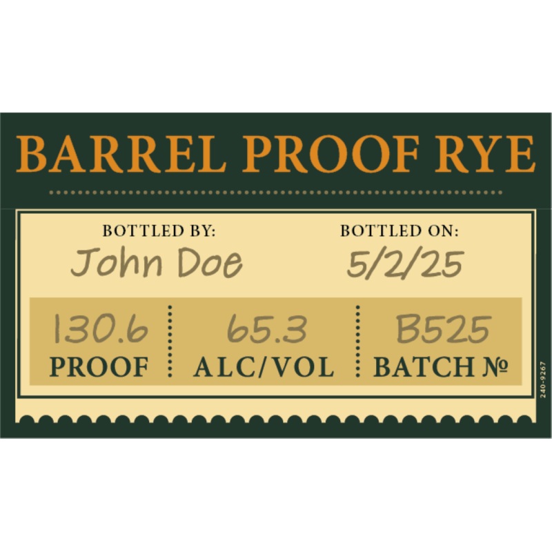 Elijah Craig Barrel Proof Rye Batch B525 130.6 Proof