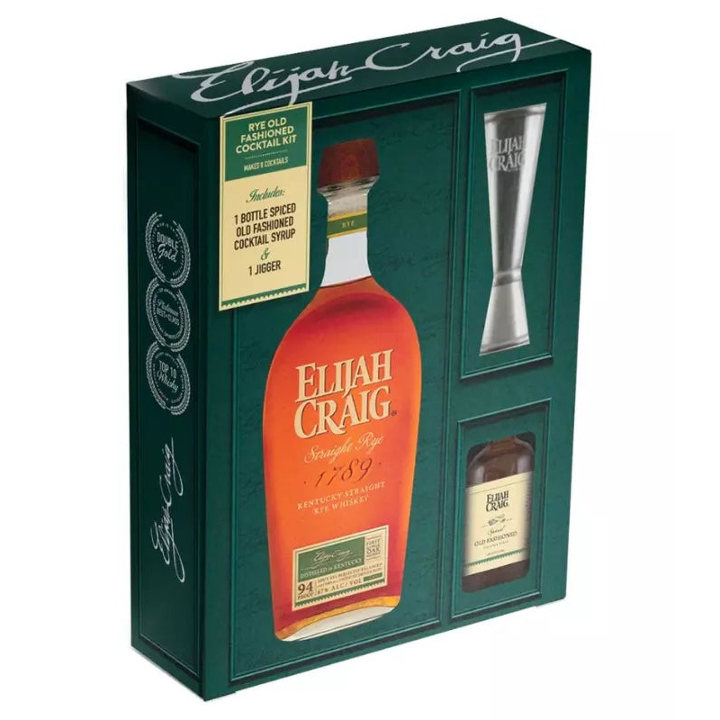 Elijah Craig Rye Old Fashioned Cocktail Kit