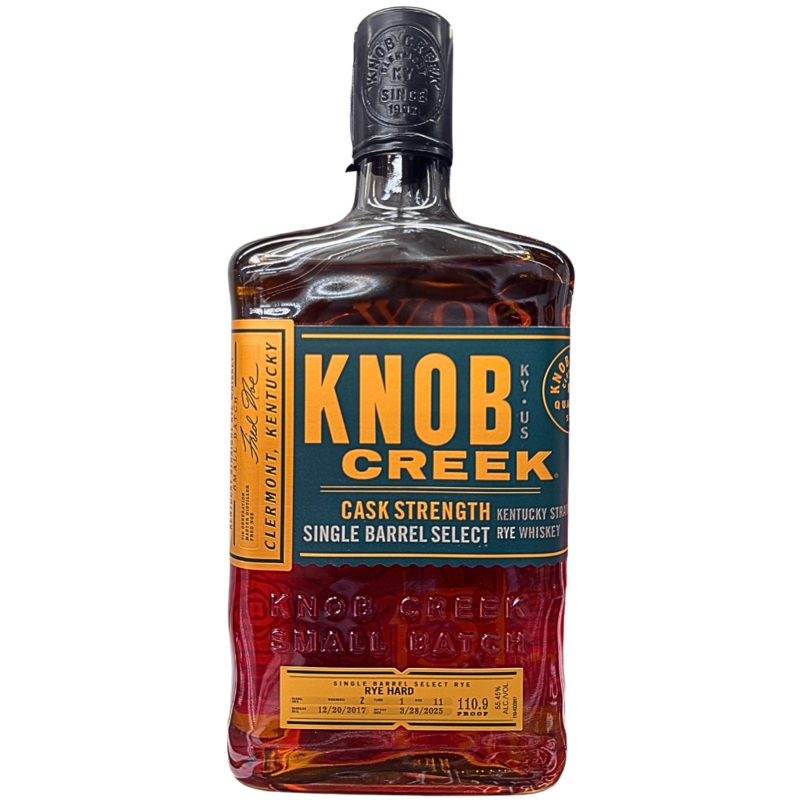 Knob Creek Cask Strength Exclusive Single Barrel Rye "Rye Hard"
