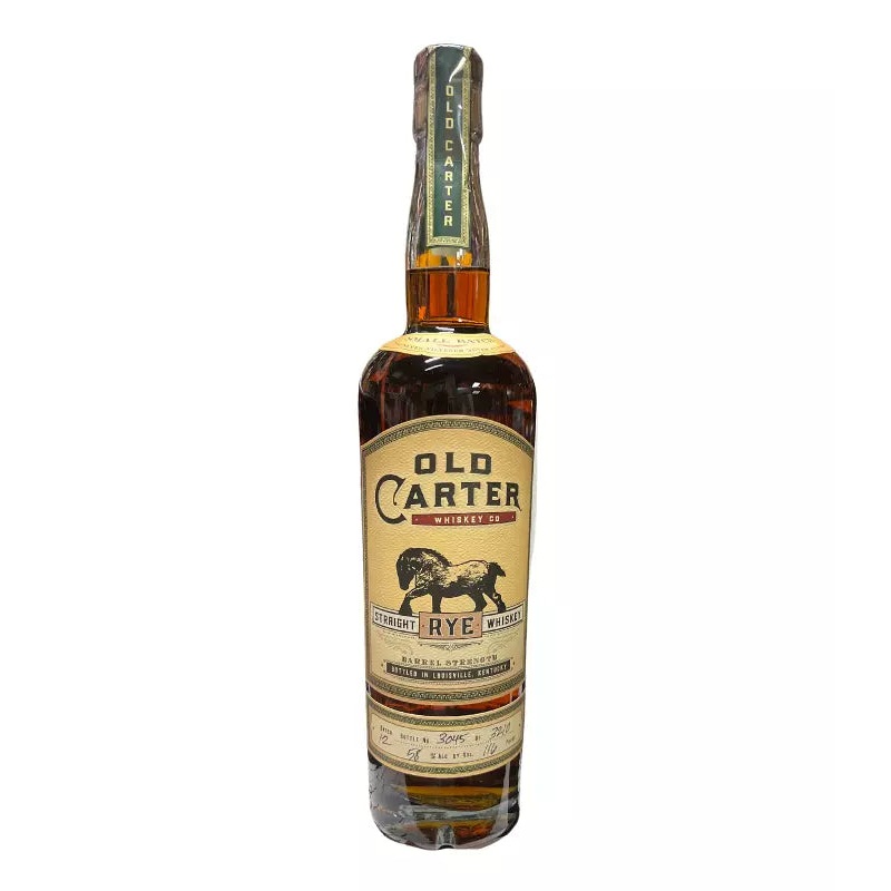 Old Carter Straight Rye Whiskey Batch 12 2023 Release