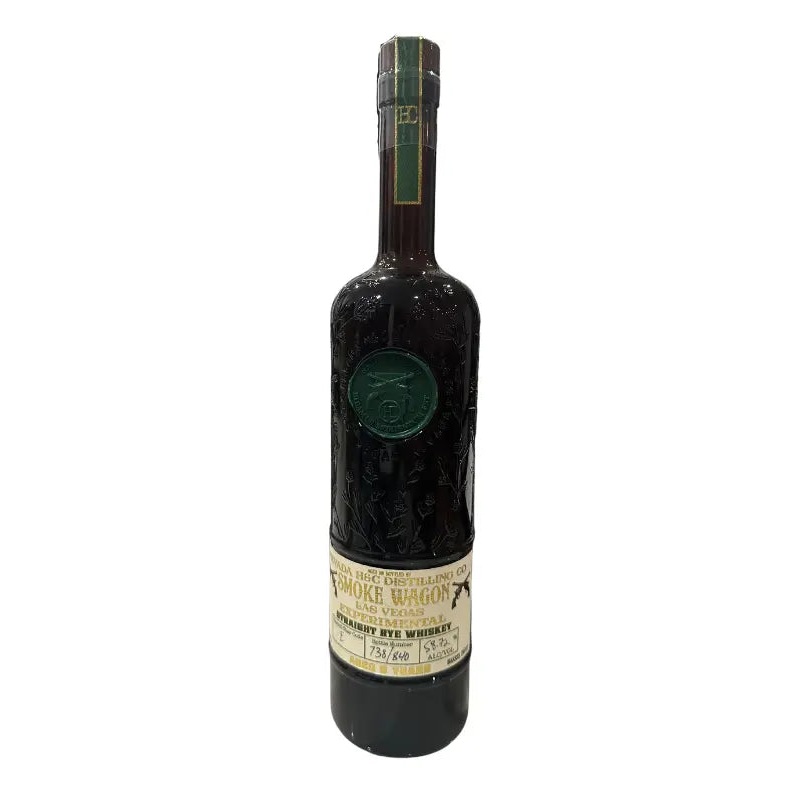 Smoke Wagon Aged 9 Years Experimental Straight Rye Whiskey Barrel Char E 750mL