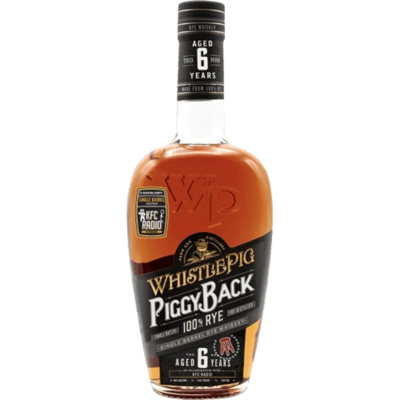 WhistlePig PiggyBack Barstool Barrel: KFC Radio - 750ML