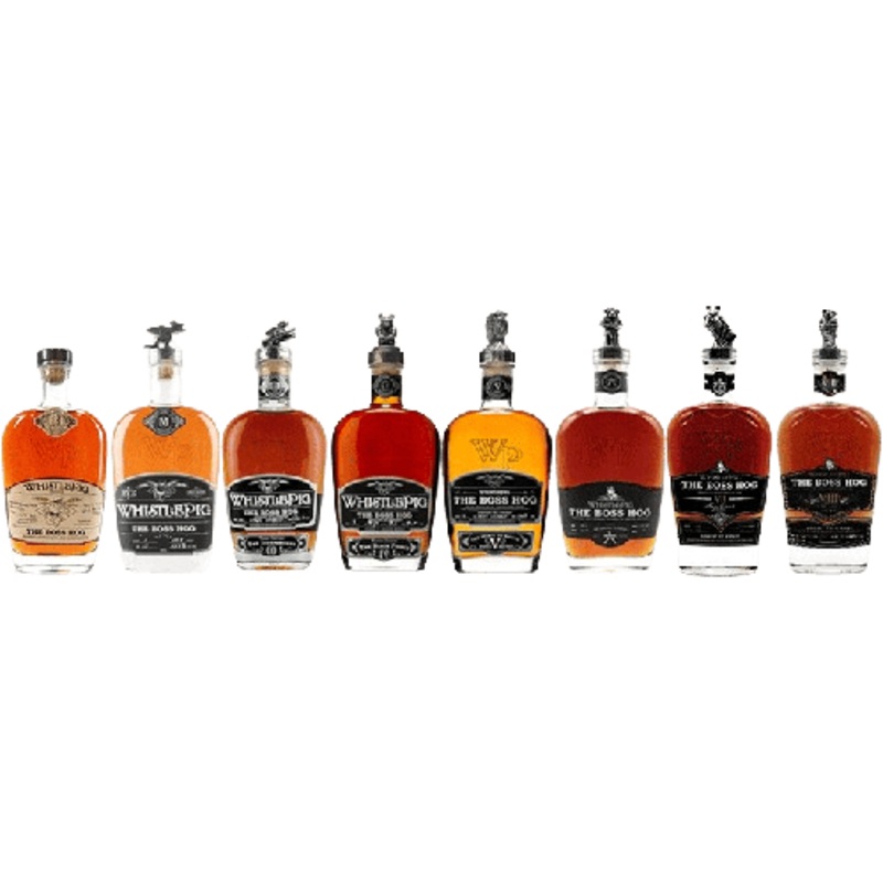 WhistlePig The Boss Hog Complete Set 1-8 - 750ML