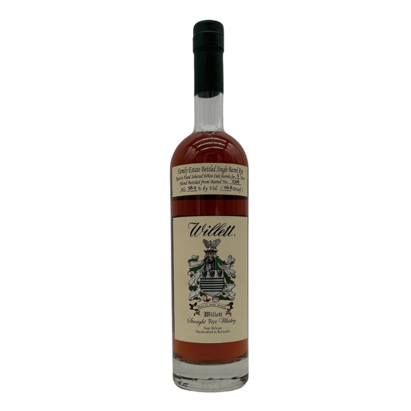 Willett Family Estate Bottled Single Barrel Rye 9-Year Barrel No. 2306