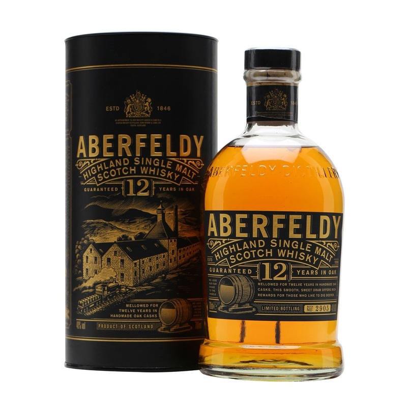 Aberfeldy 12 Years Single Malt Scotch Whisky 750 ML