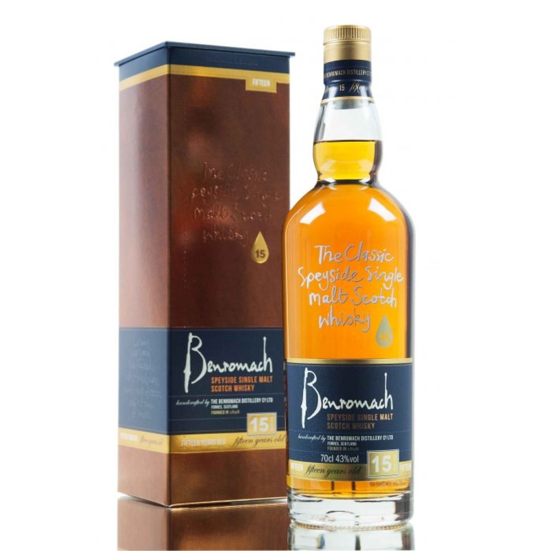 Benromach Speyside Single Malt 15yr Scotch 750ml
