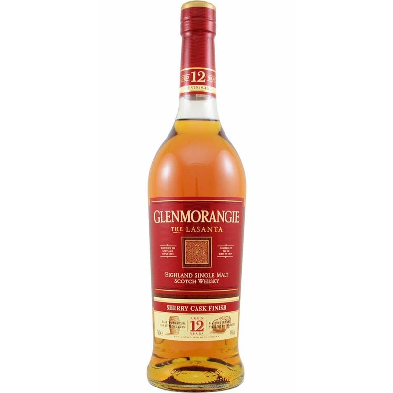 Glenmorangie Lasanta 12 Years Single Malt Scotch Whisky 750ml