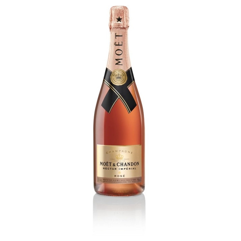 MOET IMPERIAL NECTAR ROSE WOW LUM