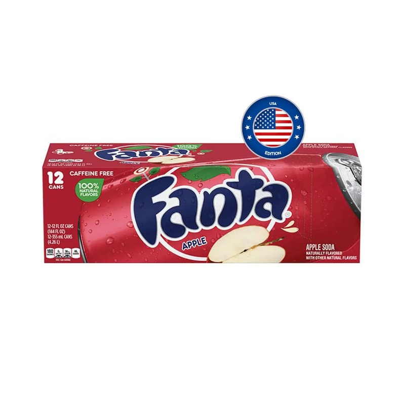 American Fanta Apple Soda Multipack, 12 x 355 ml