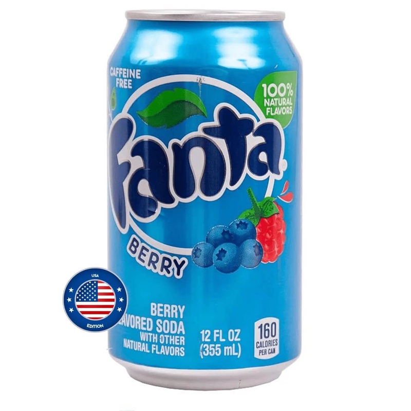 American Fanta Berry Soda, 355 ml