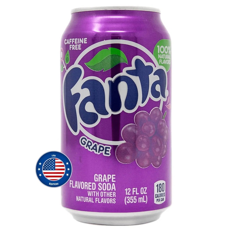 American Fanta Grape Soda, 355 ml
