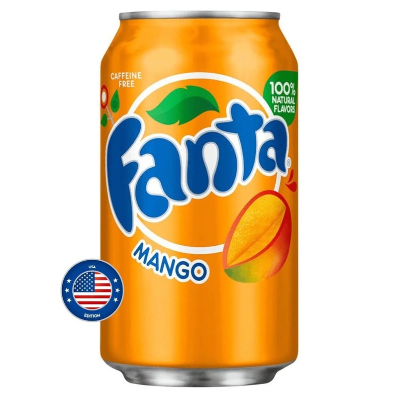 American Fanta Mango Soda, 355 ml