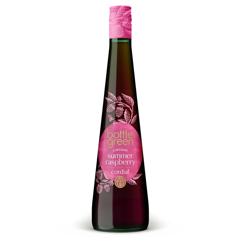 Bottle Green Plump Summer Raspberry Cordial, 500 ml