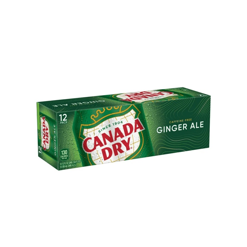 CANADA DRY Ginger Ale 12 Pack
